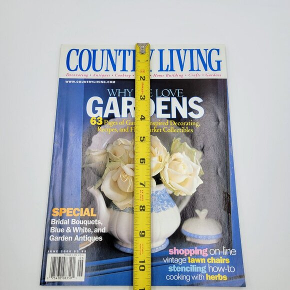 Country Living Magazine June 2000 Vol 23 No 6 Why We Love Gardens Read - Picture 7 of 8